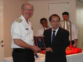 President Eisenhardt, CMA and Dean Oda, Kobe University