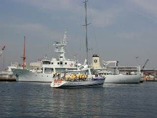 海船に親しむ