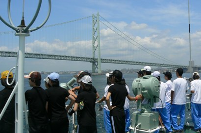 明石海峡大橋見学