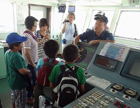 練習船「深江丸」 船内見学