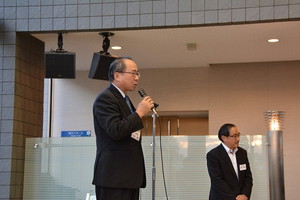 懇親会での小田副学長による挨拶